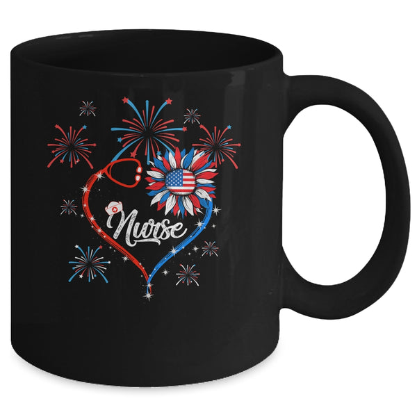 Patriotic Nurse 4th Of July American Flag Sunflower Heart Mug 11oz Mug Black 23acb848 078f 4cc3 b412 66d3c6bf7b3f 600x.jpg