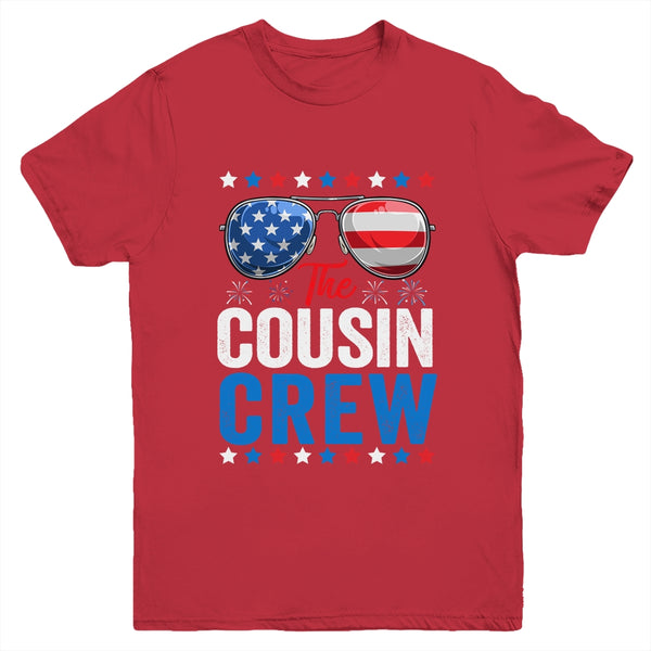 Cousin Crew 4th Of July Patriotic American Family Matching Youth Youth T Shirt Red 600x 1.jpg