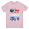 Cousin Crew 4th Of July Patriotic American Family Matching Youth Youth T Shirt Light Pink 600x 1.jpg