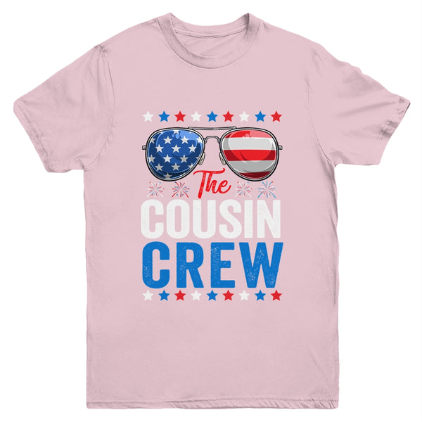 Cousin Crew 4th Of July Patriotic American Family Matching Youth Youth T Shirt Light Pink 600x 1.jpg
