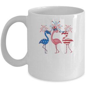 Flamingo American Flag Shadow The 4th July 2021 Funny Mug 11oz Mug White 600x 1.jpg