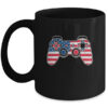 4th Of July Video Game Gamer Kids Boys Men USA Flag Mug 11oz Mug Black front 600x 1.jpg