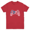 4th Of July Video Game Gamer Kids Boys Men USA Flag Youth Youth T Shirt Red 600x 3.jpg