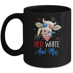 Red White And Moo Cow USA Flag 4th Of July Mug 11oz Mug Black 600x.jpg