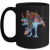 Bigfoot riding Dinosaur USA Flag 4th Of July America Mug 15oz Mug Black 600x 2.jpg