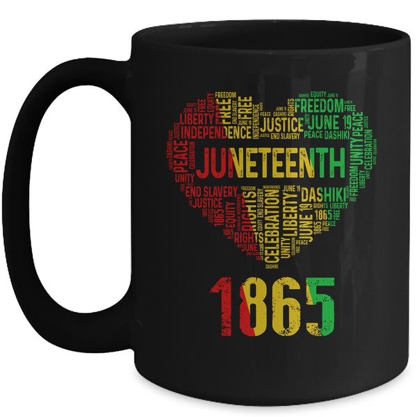 Juneteenth Heart Black History Afro American Women Girl Men Mug 15oz Mug Black 600x.jpg