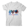 Peace Love America Sunflower Funny 4th Of July Fireworks Classic T Shirt White 600x 2.jpg