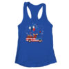 Funny Moose Riding Red Truck USA Flag Patriotic 4th Of July Women s Ideal Racerback Tank Royal 600x 3.jpg