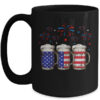 Beer American Flag 4th of July For Men Women Merica USA Mug 15oz Mug Black front 600x 1.jpg
