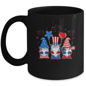 Gnomes Celebrating Independence Day 4th Of July Patriotic Mug 11oz Mug Black front 600x 1.jpg