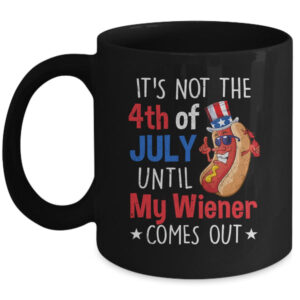 Funny 4th Of July Hot Dog Wiener Comes Out Humor Mug 11oz Mug Black 600x 1.jpg