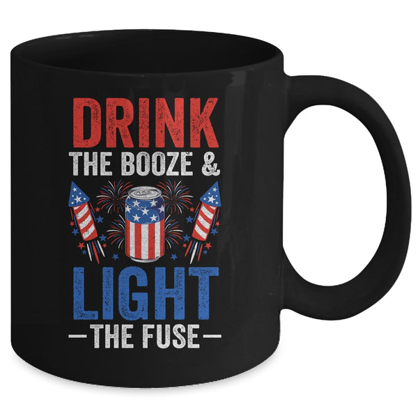 Drink the Booze and Light the Fuse 4th July Beer Fireworks Mug 11oz Mug Black a26705f4 dd92 43aa a281 7ff30b967198 600x 2.jpg