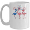 Flamingo American Flag Shadow The 4th July 2021 Funny Mug 15oz Mug White 600x 2.jpg
