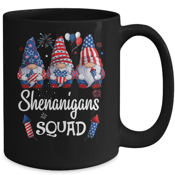 Shenanigans Squad 4th Of July Gnomes USA Independence Day Mug 15oz Mug Black back 600x 2.jpg