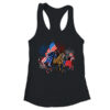 Happy 4th Of July American Flag Red White Horse And Blue Women s Ideal Racerback Tank Black 600x 1.jpg