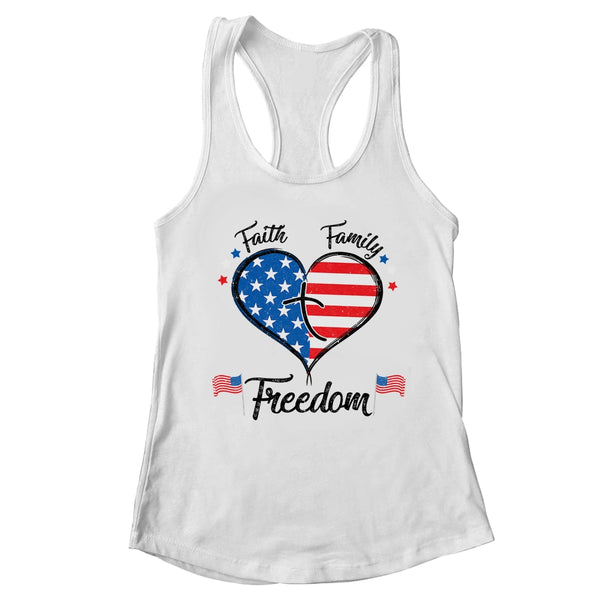Faith Family Freedom Fourth Of July American Flag Patriotic Women s Ideal Racerback Tank White 600x 1.jpg