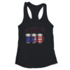Beer American Flag 4th of July For Men Women Merica USA Women s Ideal Racerback Tank Black 600x 1.jpg