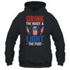 Drink the Booze and Light the Fuse 4th July Beer Fireworks Pullover Hoodie Black 600x 4.jpg