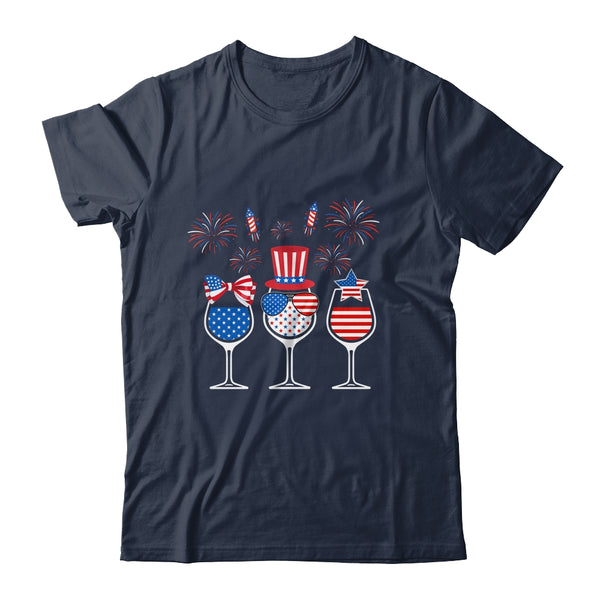 Red White Blue Wine Glasses American Flag Happy 4th Of July Classic T Shirt Navy 600x 2.jpg