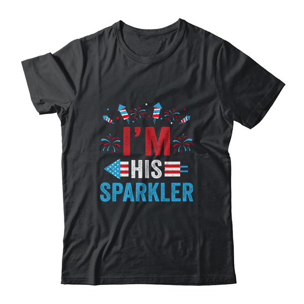 I m His Sparkler His And Her 4th Of July Matching Couples Classic T Shirt Black 600x 2.jpg