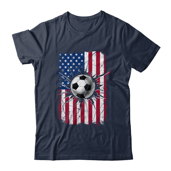 Vintage Soccer 4th of July Men USA American Flag Boys Classic T Shirt Navy 600x 3.jpg