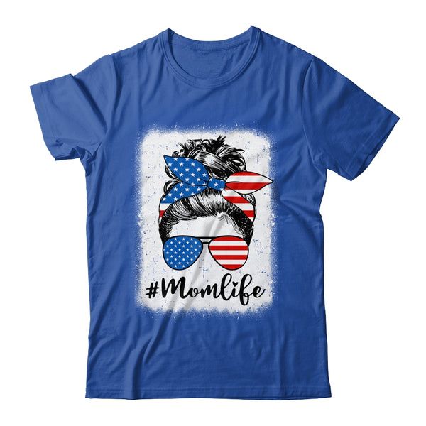American Flag Mom Life Bleached Mother s 4th Of July Funny Classic T Shirt Royal 600x 3.jpg