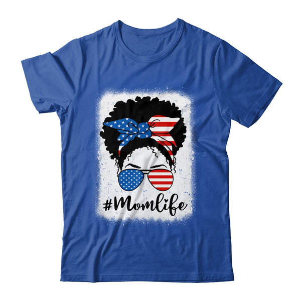 American Flag Mom Life Bleached 4th Of July Black Women Classic T Shirt Royal 600x 2.jpg