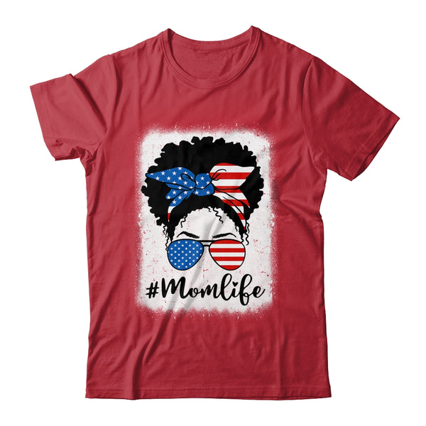 American Flag Mom Life Bleached 4th Of July Black Women Classic T Shirt Red 600x 2.jpg