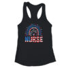 Nurse Stethoscope Rainbow Memorial Day 4th Of July Nursing Women s Ideal Racerback Tank Black 600x 4.jpg