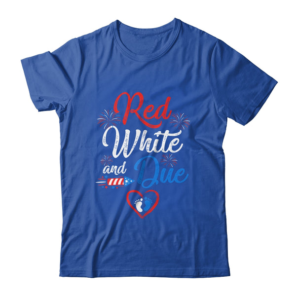 Red White And Due 4th Of July Pregnancy Independence Day Classic T Shirt Royal 600x 2.jpg