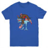 Bigfoot riding Dinosaur USA Flag 4th Of July America Youth Youth T Shirt Royal 600x 3.jpg