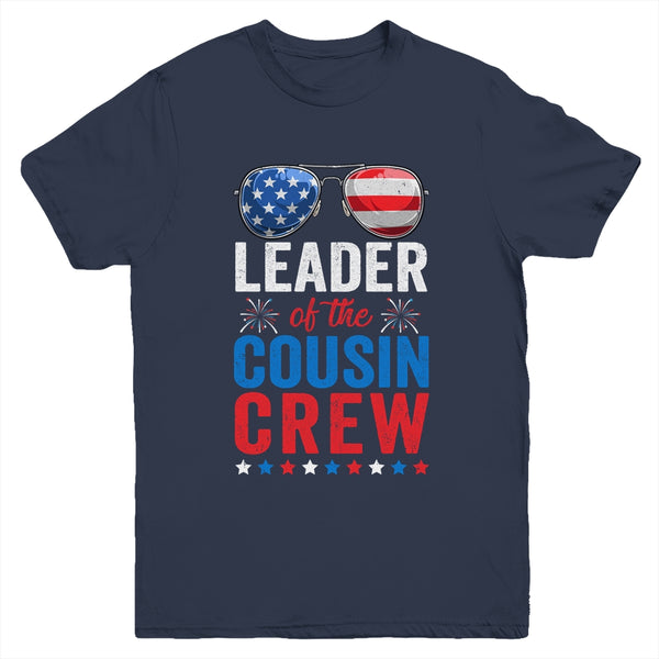 Leader Of The Cousin Crew 4th Of July Youth Youth T Shirt Navy 600x 2.jpg