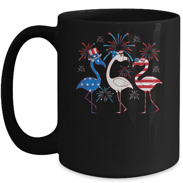 Funny 4th Of July Flamingo American Flag USA Independence Mug 15oz Mug Black 600x 5.jpg