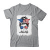 Mom Life Messy Bun America Flag Mothers Day 4th Of July Classic T Shirt Sport Grey 600x.jpg