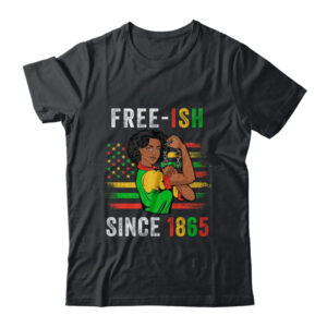 Juneteenth Free Ish Since 1865 Black Pride Women Classic T Shirt Black 600x.jpg