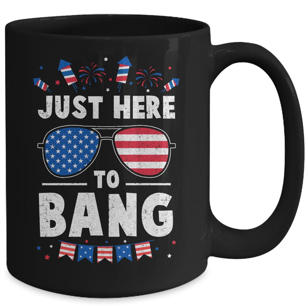 Funny 4th Of July I m Just Here To Bang USA Flag Sunglasses Mug 15oz Mug Black 2cd3d1b5 c634 4454 8301 284b1c704f10 600x.jpg