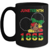 Juneteenth Celebrating 1865 Cute Black Girls Kids Mug 15oz Mug Black 600x.jpg