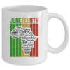 Juneteenth African Indepedence Day Slave Freedom Black Mug 11oz Mug White 6012432d 4767 4ca8 8ef3 ae23b54e4c69 600x.jpg