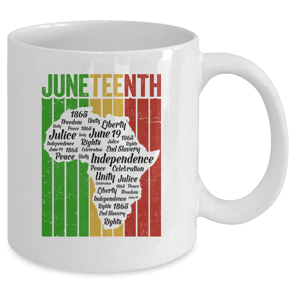 Juneteenth African Indepedence Day Slave Freedom Black Mug 11oz Mug White 6012432d 4767 4ca8 8ef3 ae23b54e4c69 600x.jpg
