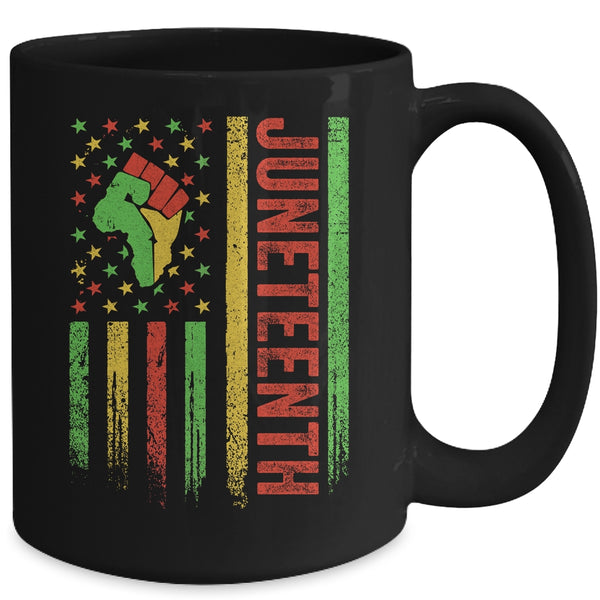 Juneteenth In Flag For Black History Day Black History Mug 15oz Mug Black d4dac2dd ca78 4e62 b52d 60512e278389 600x.jpg