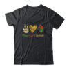 Peace Love Juneteenth Black Pride Freedom Independence Day Classic T Shirt Black 600x.jpg