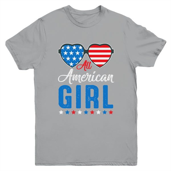 All American Girl 4th Of July Girls Kids Teens Sunglasses Youth Youth T Shirt Sport Grey 600x.jpg