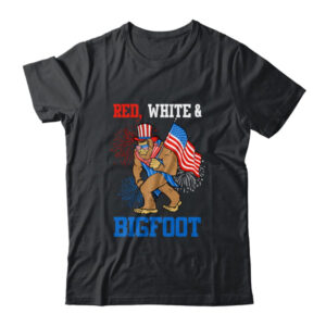 Bigfoot Patriotic 4th Of July Fireworks America Sasquatch Classic T Shirt Black 600x.jpg
