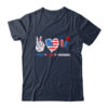Peace Love Fireworks 4th Of July Celebration Classic T Shirt Navy 600x.jpg