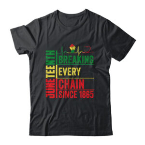 Breaking Every Chain Since 1865 Juneteenth Black History Classic T Shirt Black 600x 1.jpg