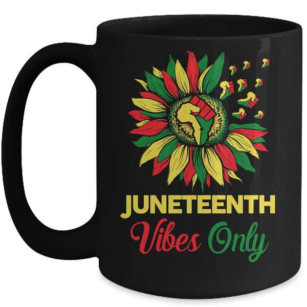 Juneteenth Vibes Melanin Black Girl Magic Women Girl Mug 15oz Mug Black 600x.jpg