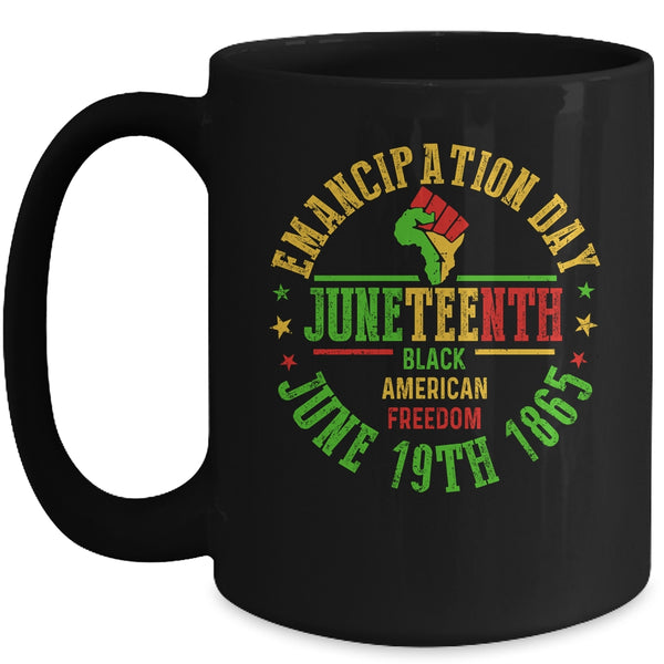 Juneteenth African American Freedom Black History June 19 Mug 15oz Mug Black 600x 1.jpg