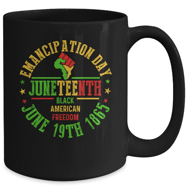 Juneteenth African American Freedom Black History June 19 Mug 15oz Mug Black 6d08dca7 dce6 4ea6 a07a c51d60657df4 600x 1.jpg