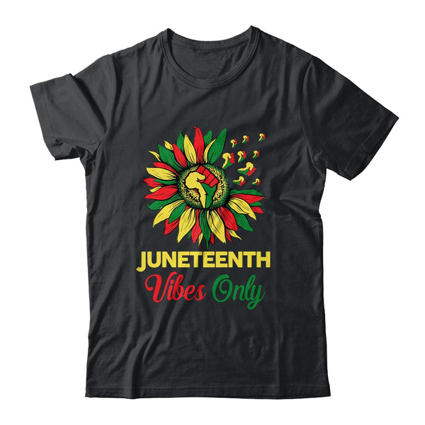 Juneteenth Vibes Melanin Black Girl Magic Women Girl Classic T Shirt Black 600x.jpg