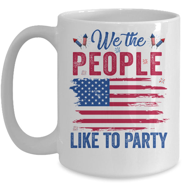 4Th Of July For Men Women Party Patriotic American Mug 15oz Mug White 600x.jpg
